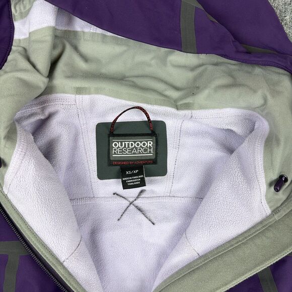 Outdoor Research Jacket Women XS Purple Mithril Ventia Waterproof Softshell - Picture 3 of 15